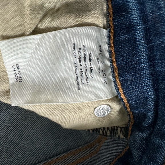 Used Rag and Bone high rise jeans. - Picture 6 of 8